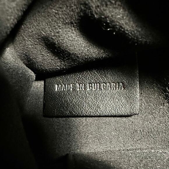 VINCE. black and white leather cutout clutch purse - Picture 5 of 12